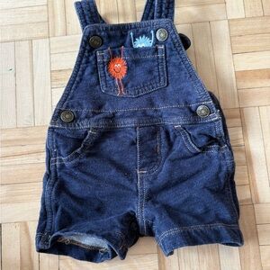 Carter's Navy Blue Kids Overalls with Embroidery